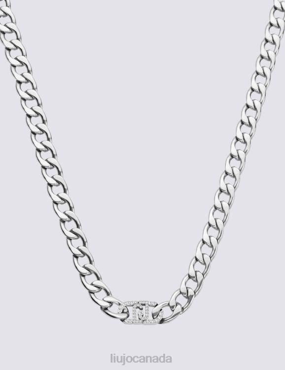 Accessories Liu Jo Steel Necklace With Diamantes Women F6062093
