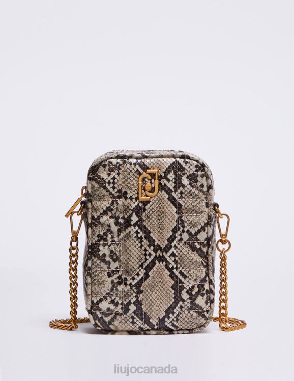 Accessories Liu Jo Snakeskin Effect Mobile Phone Case Women F6062016