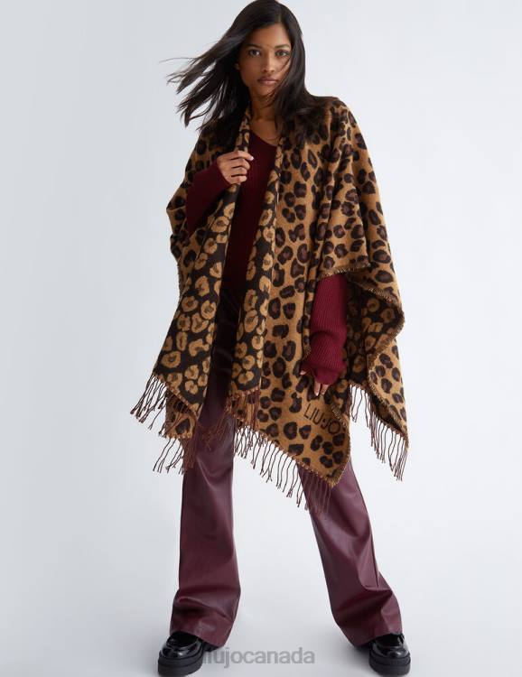Accessories Liu Jo Animal-Print Poncho Women F6062123
