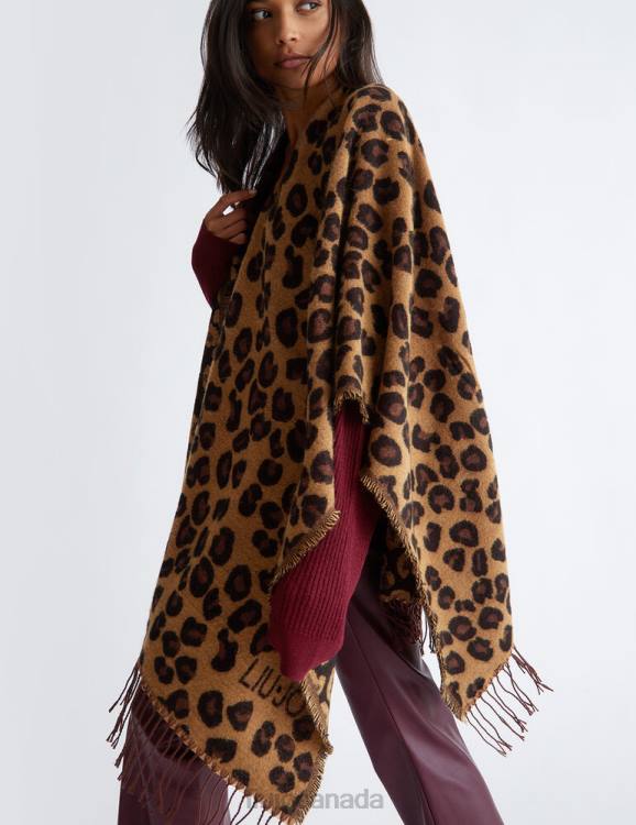Accessories Liu Jo Animal-Print Poncho Women F6062123