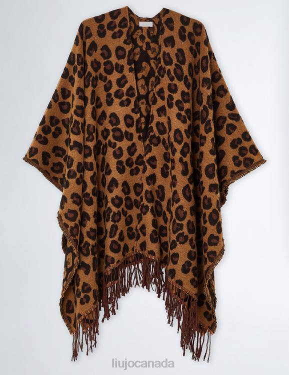 Accessories Liu Jo Animal-Print Poncho Women F6062123
