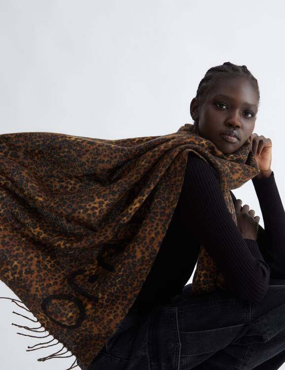 Accessories Liu Jo Animal-Print Stole Women F6062015