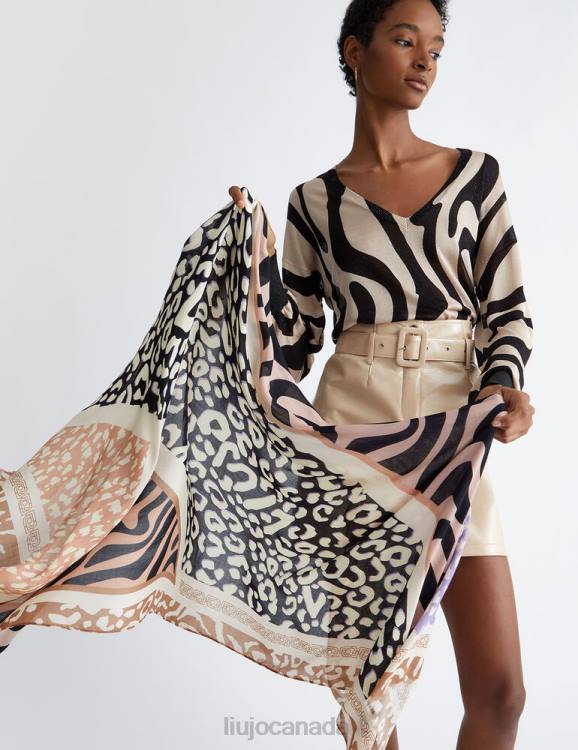 Accessories Liu Jo Animal-Print Stole Women F6062115