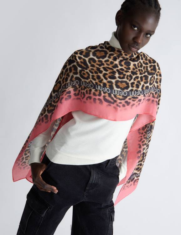 Accessories Liu Jo Animal-Print Stole Women F6062131
