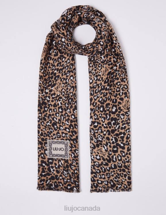 Accessories Liu Jo Animal-Print Stole Women F6062144