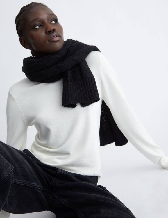 Accessories Liu Jo Cable-Knit Scarf Women F6062039