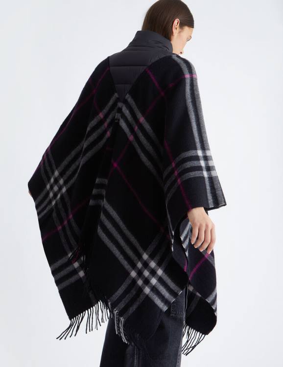Accessories Liu Jo Check Wool Cape Women F606916