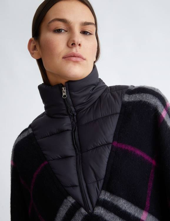 Accessories Liu Jo Check Wool Cape Women F606916