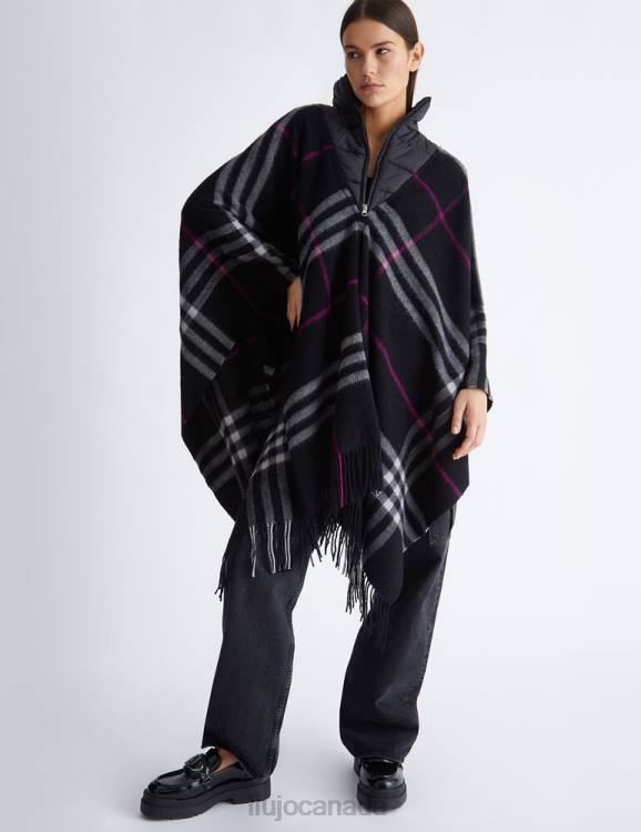 Accessories Liu Jo Check Wool Cape Women F606916