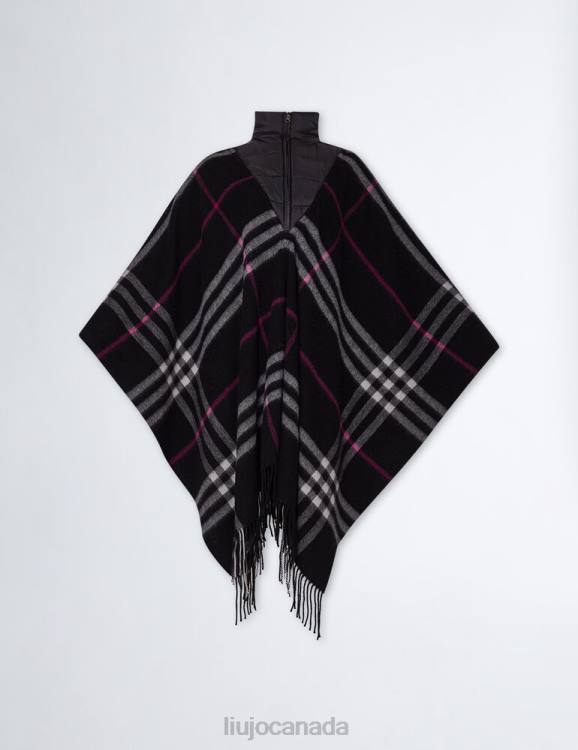 Accessories Liu Jo Check Wool Cape Women F606916