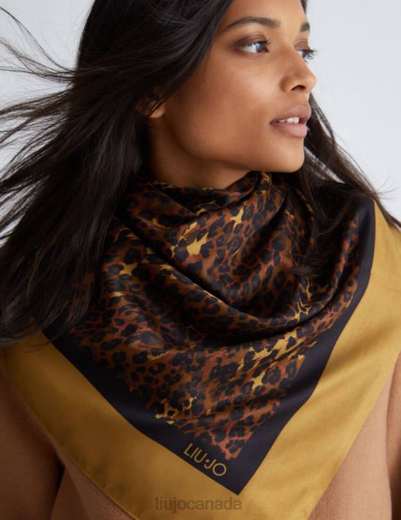 Accessories Liu Jo Eco-Friendly Animal-Print Foulard Women F6062142