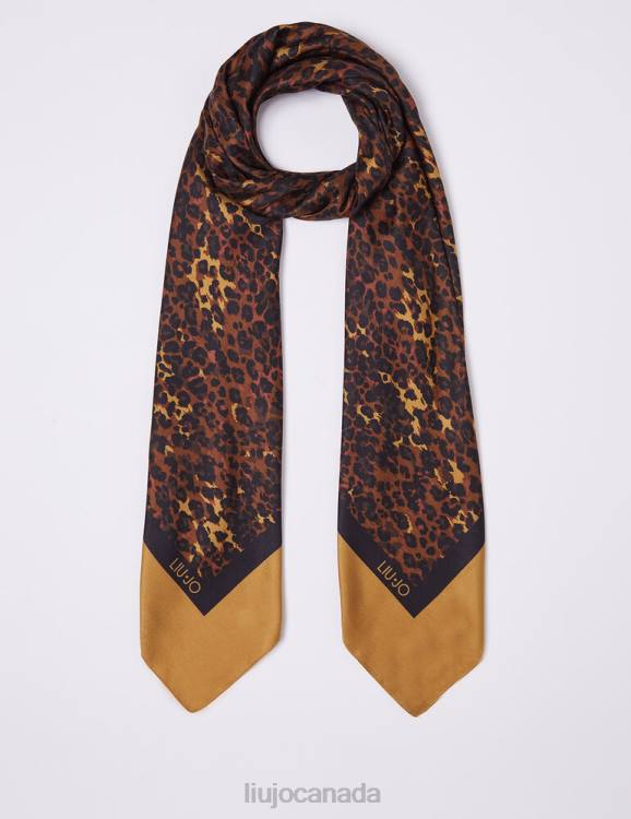 Accessories Liu Jo Eco-Friendly Animal-Print Foulard Women F6062142