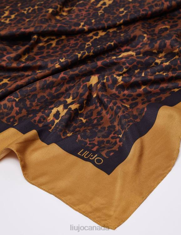 Accessories Liu Jo Eco-Friendly Animal-Print Foulard Women F6062142