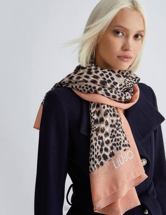 Accessories Liu Jo Eco-Friendly Animal-Print Foulard Women F6062159