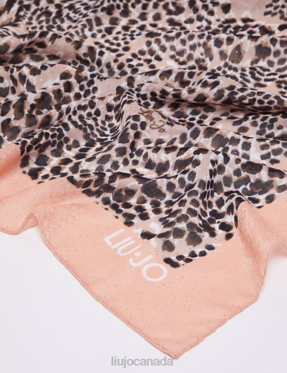 Accessories Liu Jo Eco-Friendly Animal-Print Foulard Women F6062159