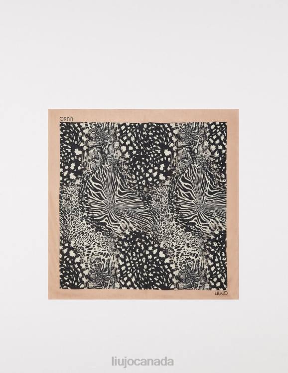 Accessories Liu Jo Eco-Friendly Animal-Print Foulard Women F6062167