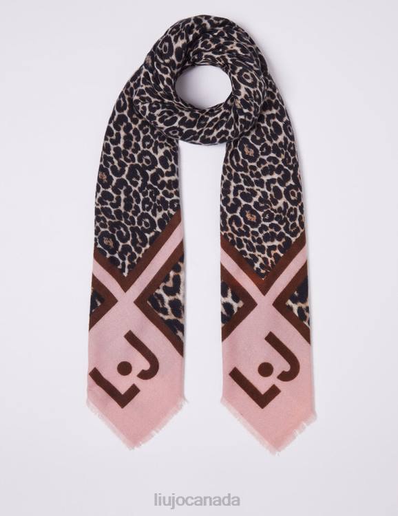 Accessories Liu Jo Eco-Friendly Animal-Print Foulard Women F6062179