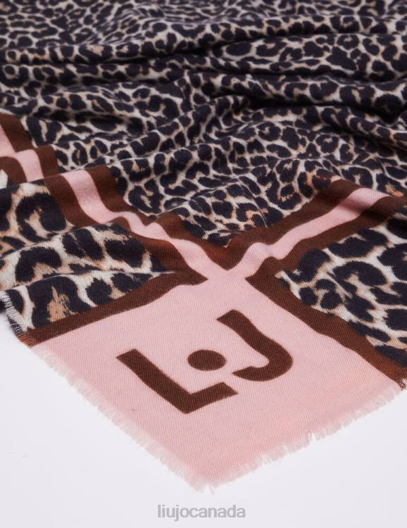 Accessories Liu Jo Eco-Friendly Animal-Print Foulard Women F6062179