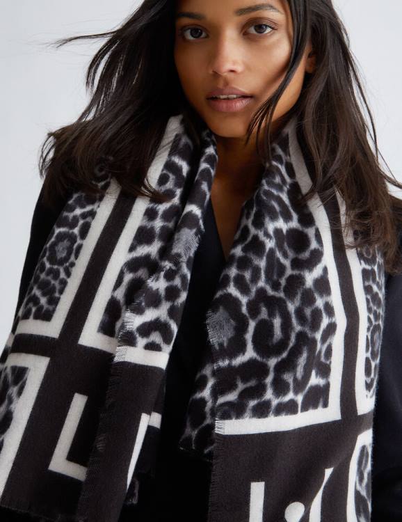 Accessories Liu Jo Eco-Friendly Animal-Print Foulard Women F6062210