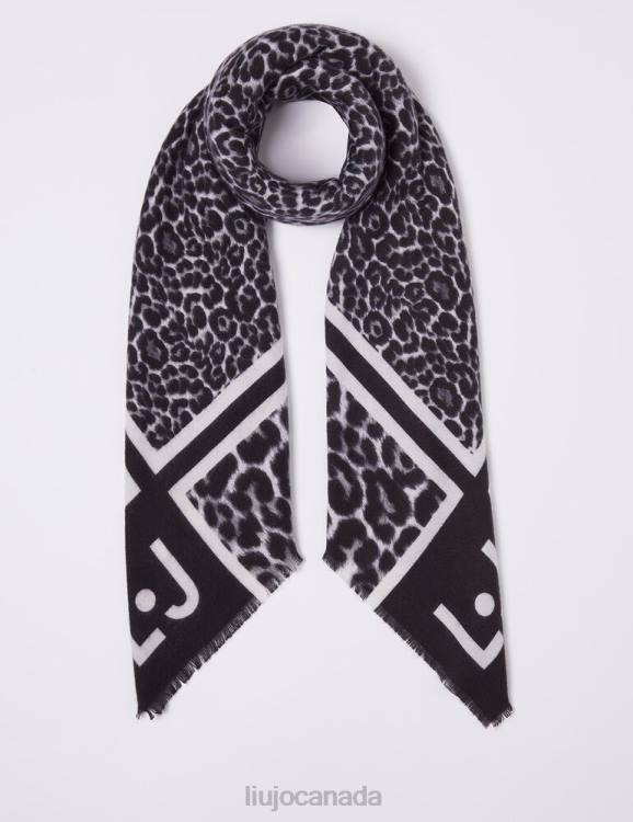 Accessories Liu Jo Eco-Friendly Animal-Print Foulard Women F6062210
