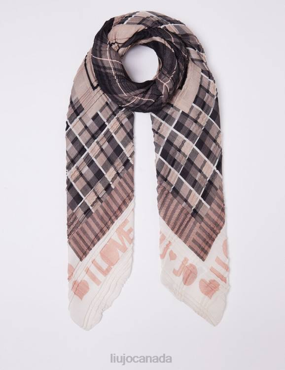 Accessories Liu Jo Eco-Friendly Check Scarf Women F6062219