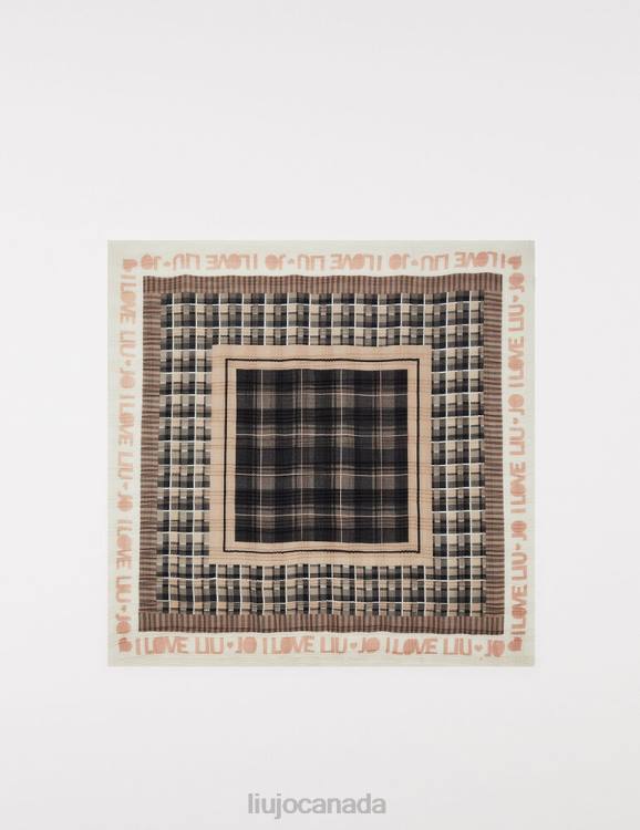 Accessories Liu Jo Eco-Friendly Check Scarf Women F6062219