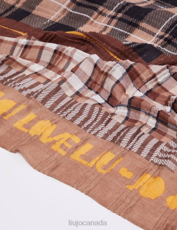 Accessories Liu Jo Eco-Friendly Check Scarf Women F6062267