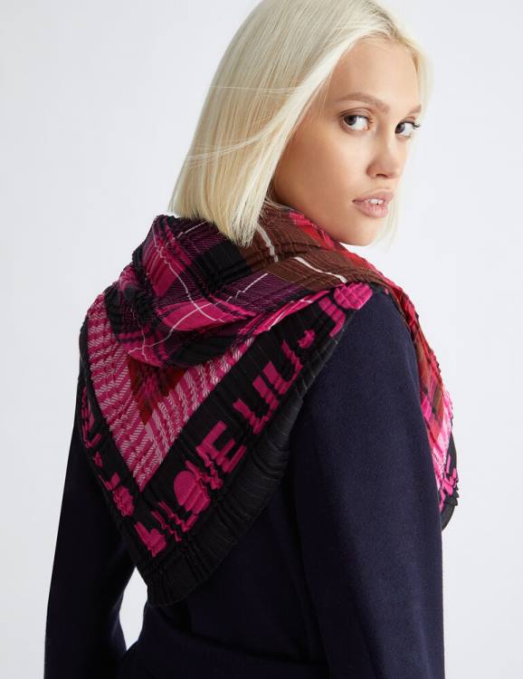 Accessories Liu Jo Eco-Friendly Check Scarf Women F6062268