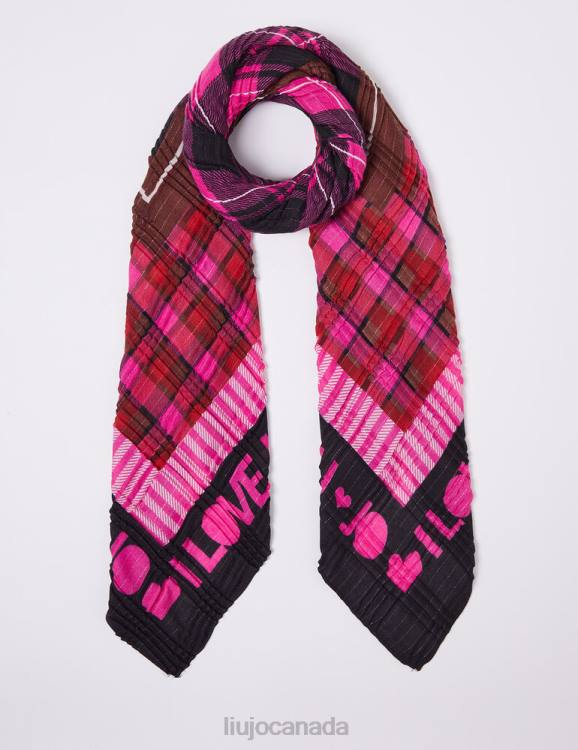 Accessories Liu Jo Eco-Friendly Check Scarf Women F6062268