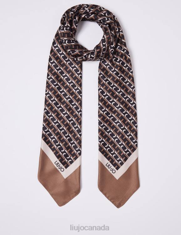 Accessories Liu Jo Eco-Friendly Monogram Scarf Women F6062311