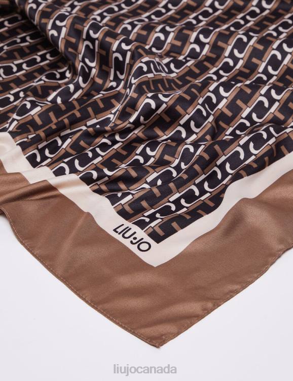 Accessories Liu Jo Eco-Friendly Monogram Scarf Women F6062311