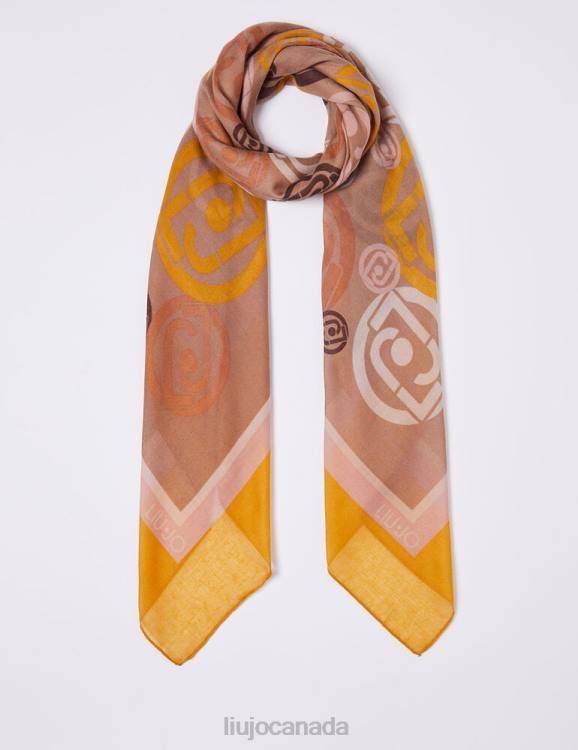 Accessories Liu Jo Eco-Friendly Scarf With Logo Women F6062140