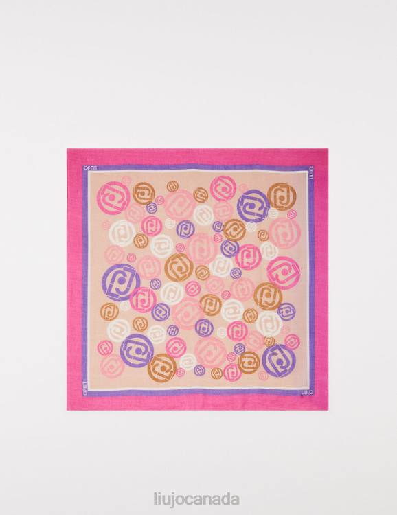 Accessories Liu Jo Eco-Friendly Scarf With Logo Women F6062217
