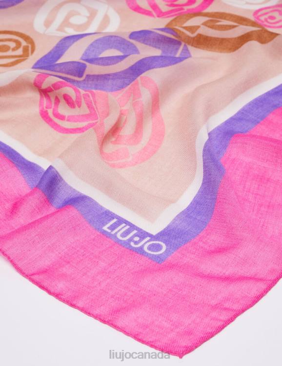 Accessories Liu Jo Eco-Friendly Scarf With Logo Women F6062217