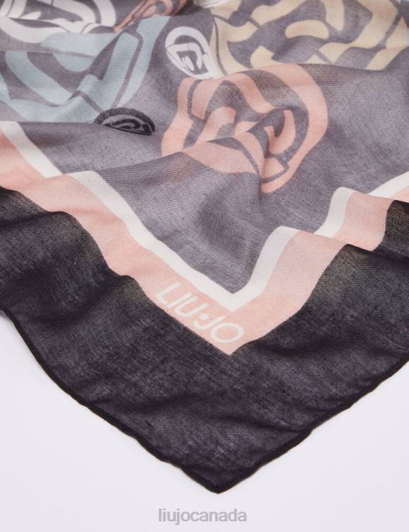 Accessories Liu Jo Eco-Friendly Scarf With Logo Women F6062300