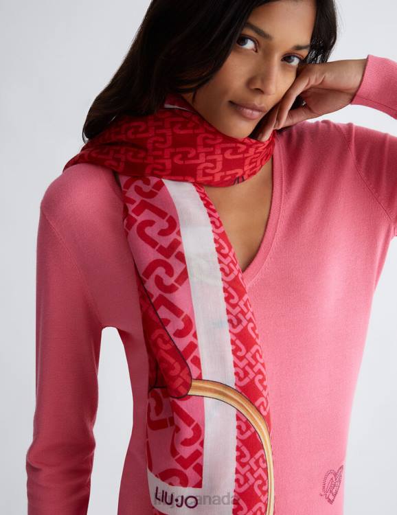 Accessories Liu Jo Eco-Friendly Scarf With Print Women F6062063