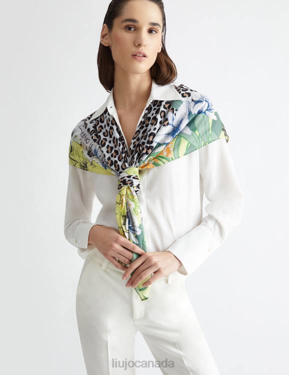 Accessories Liu Jo Foulard With Floral Animal Print Women F6062259