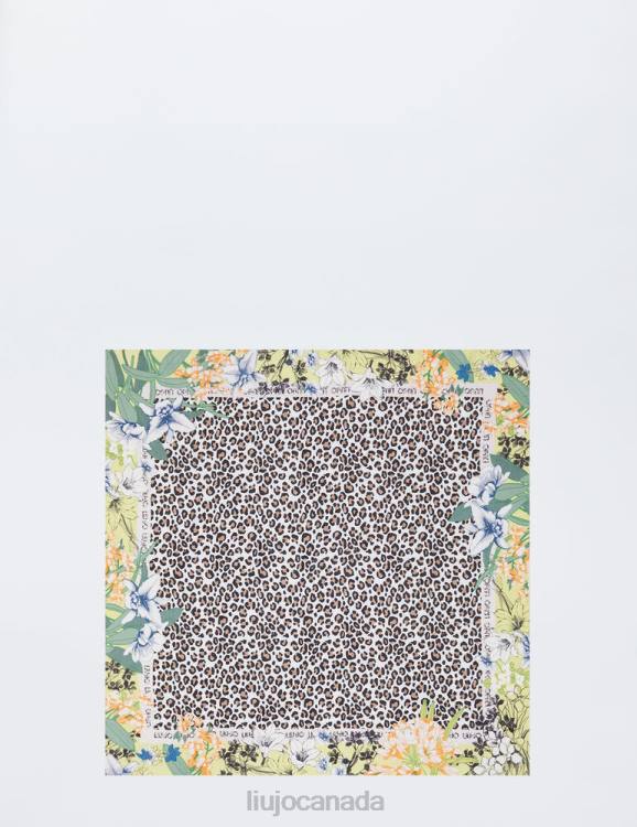Accessories Liu Jo Foulard With Floral Animal Print Women F6062259