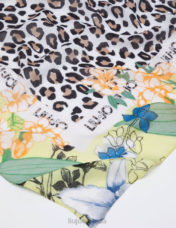 Accessories Liu Jo Foulard With Floral Animal Print Women F6062259