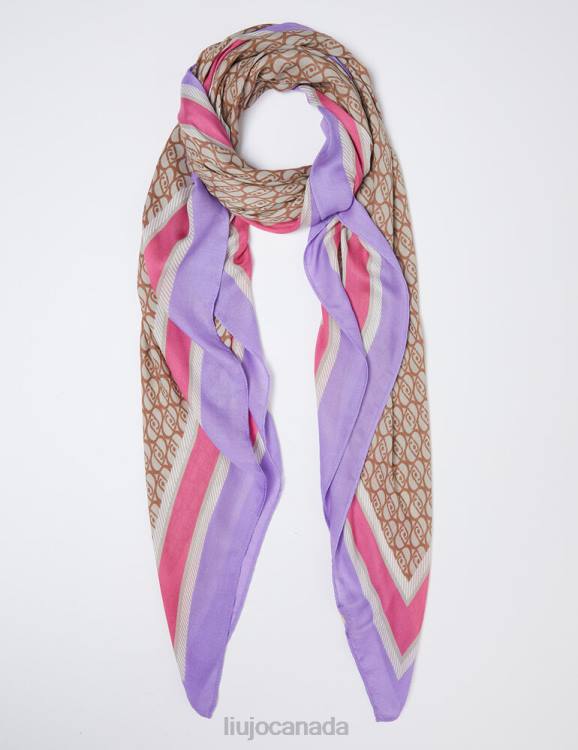 Accessories Liu Jo Foulard With Logo Women F6062195