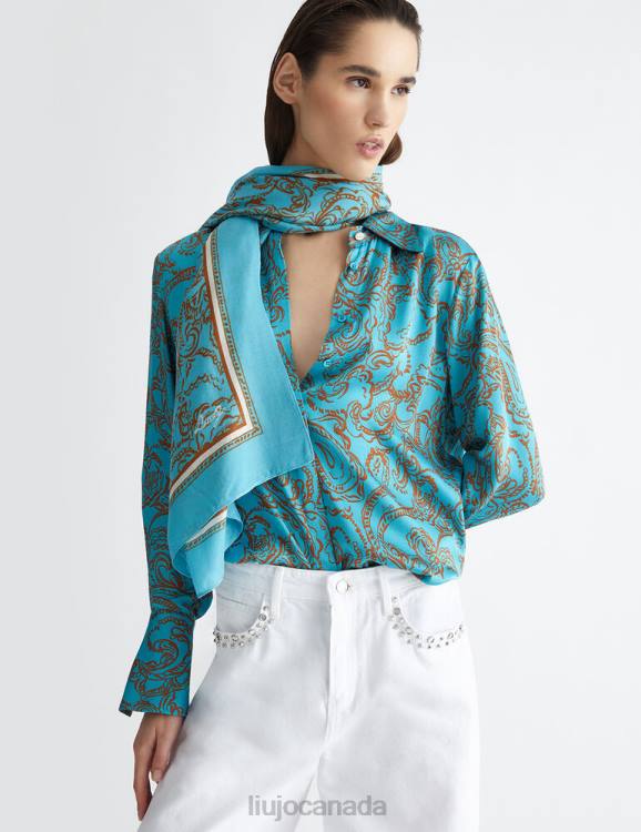 Accessories Liu Jo Foulard With Paisley Print Women F6062116
