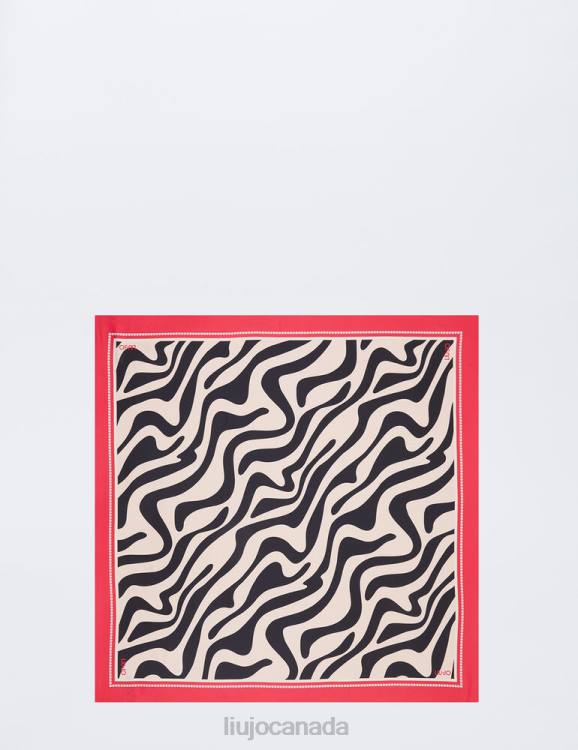 Accessories Liu Jo Foulard With Zebra Print Women F6062264