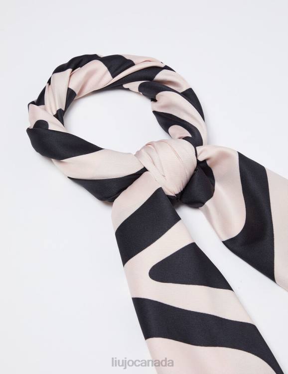 Accessories Liu Jo Foulard With Zebra Print Women F6062264