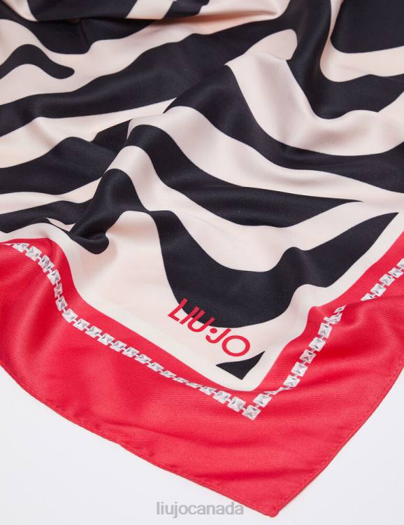 Accessories Liu Jo Foulard With Zebra Print Women F6062264