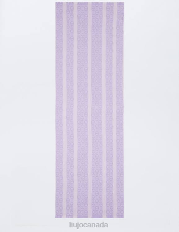 Accessories Liu Jo Monogram-Pattern Jacquard Stole Women F6062222