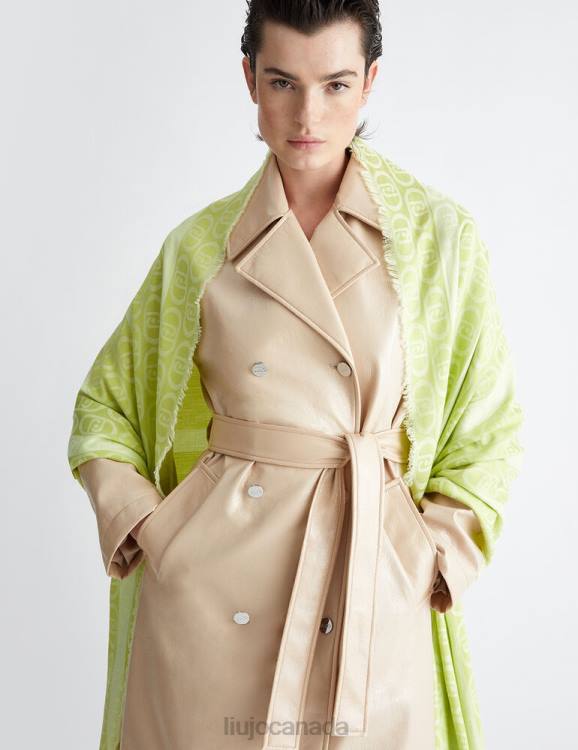 Accessories Liu Jo Monogram-Pattern Jacquard Stole Women F6062233