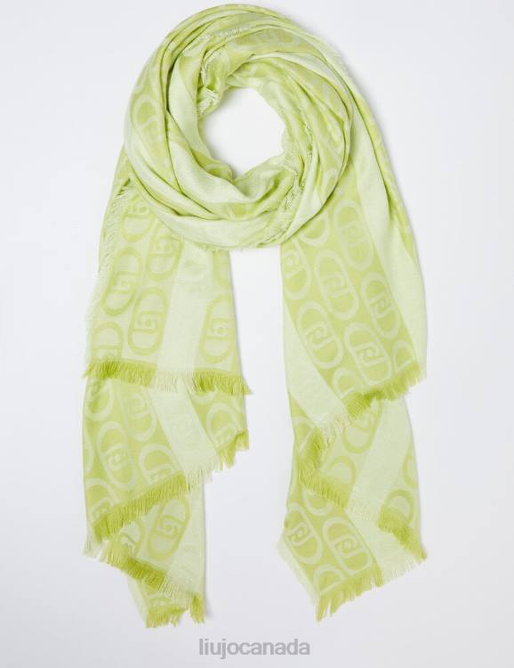 Accessories Liu Jo Monogram-Pattern Jacquard Stole Women F6062233