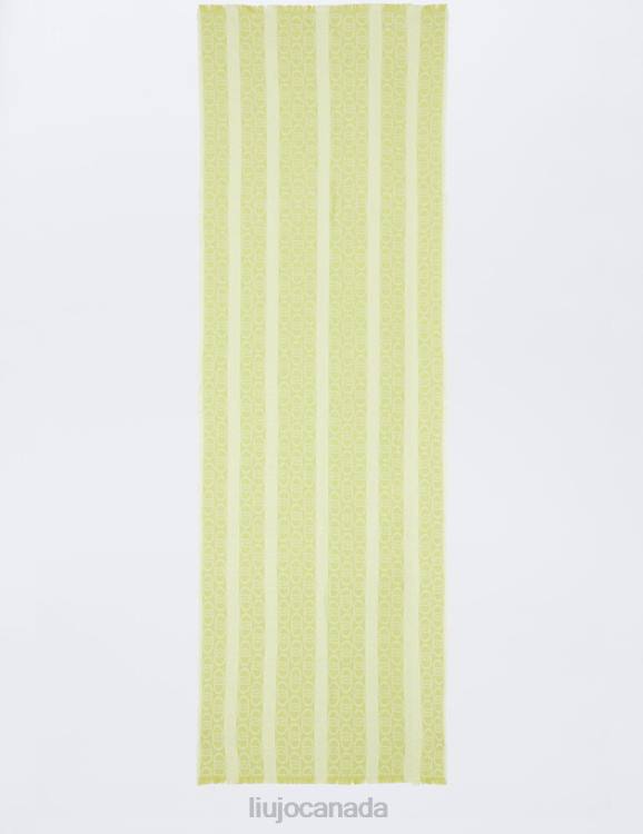 Accessories Liu Jo Monogram-Pattern Jacquard Stole Women F6062233