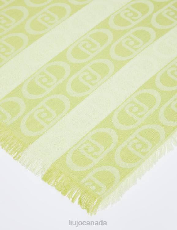 Accessories Liu Jo Monogram-Pattern Jacquard Stole Women F6062233