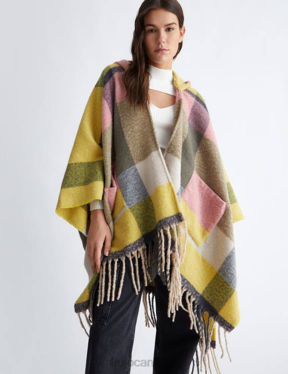 Accessories Liu Jo Multicolour Check Poncho Women F6061205